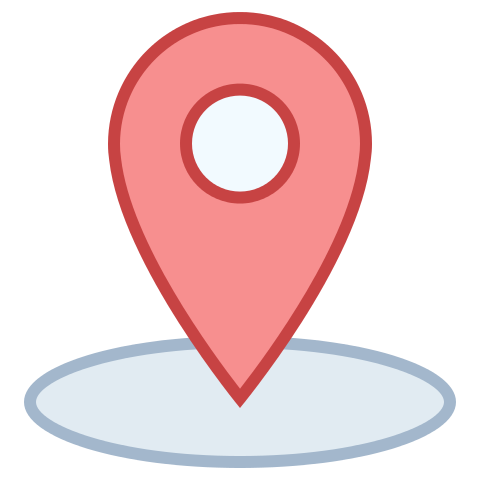 Picture of a map pin icon