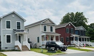 Homes located in Laurel, Delaware.