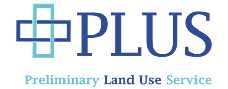 Preliminary Land Use Service (PLUS) logo