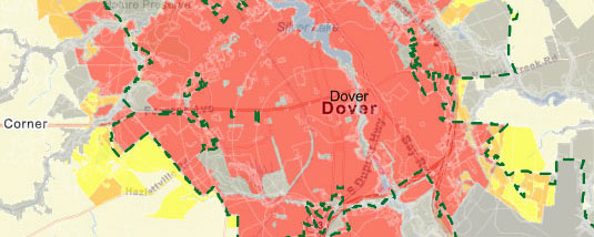 Map of Dover